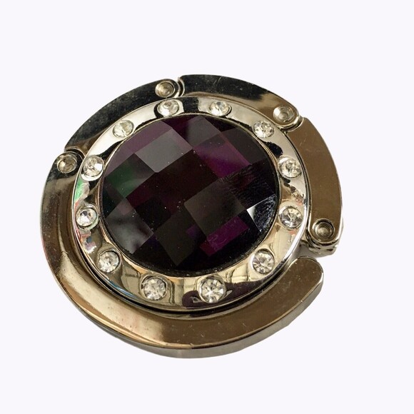 Metal Table Hanger Table Clasp Purse Hook Handbag Holder Folding Bag Holder - Picture 3 of 5